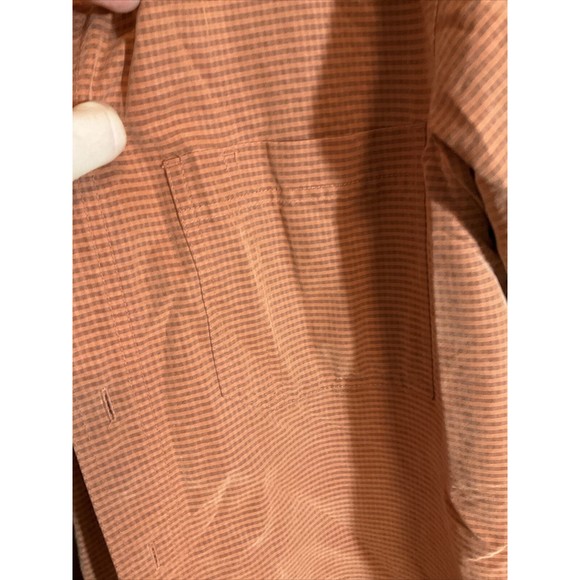 Royal Robbin’s Men’s M Button Short Sleeve Shirt Orange Fashion Logo - Picture 5 of 8